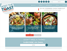 Tablet Screenshot of hostthetoast.com